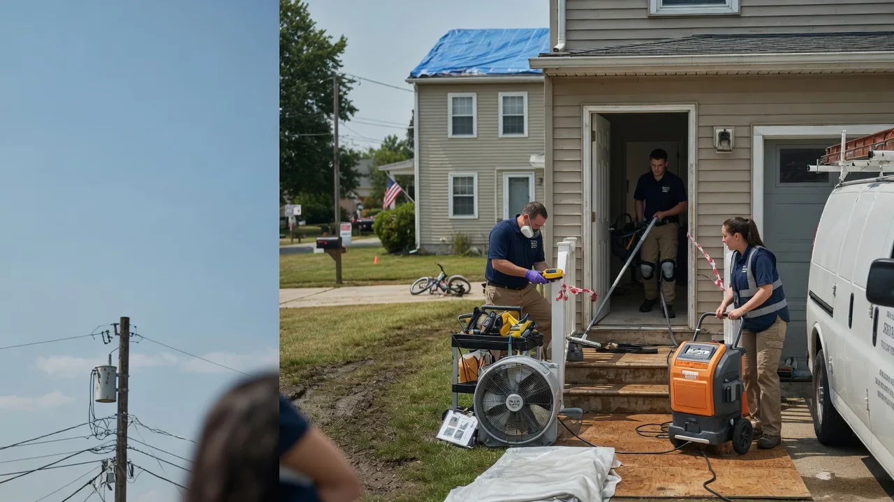 Water Damage Repair in Luthersburg, PA near me